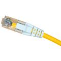 3.2 ft 26 AWG Cat 6 TIA 568A Patch Cord with RJ45 Male in Unshielded Yellow, LSZH
