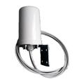2.4/5/6 GHz 6 dBi Small Form Factor Omni Antenna with 4 N Male Connectors 