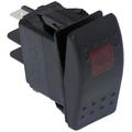 20 A 12 V On/On 5 Prong Paddle Type Rocker Switch with Red LED Pilot Light