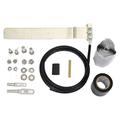 Universal Grounding Kit for 3/8 - 3 in Coax Cables and Elliptical Waveguides, Copper Strap, 60 in Lead
