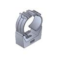 RADIAFLEX® 1-1/4 in Clic Clamp, Black Polyamide