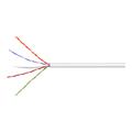 CS34P ETL Verified Cat 6 U/UTP Plenum Cable, White PVC Jacket, 4-Pair, 1000 ft