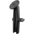 Long Double Socket Arm with Round 1 in B Size Ball Plate