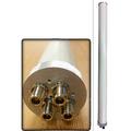 2.3 - 2.7, 4.9 - 5.9 GHz Dual-Polarized Dual-Band Omni Antenna with N Female Connectors