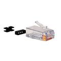 Field Crimped Plug 8MOD (RJ45) Field Cat 6/6A UTP Kit, 25 Pack