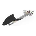 FP40 7-Port Multiband Vehicular Shark Fin Antenna, No Whip Port