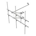G21HD High Capacity Sector Frame, Includes Three 2.375 in x 96 in OD Antenna Pipes