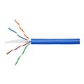GigaSPEED XL® 3071 ETL Verified Cat 6 U/UTP LSZH Cable, Blue Jacket, 4-Pair, 1000 ft