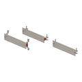 1/4 x 4 x 20 in Galvanized Steel Ground Busbar Kit