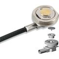 0 - 6000 MHz 3/4 in NMO Mount with 17 ft RG-58/U Dual-Shield Cable and Installed TNC