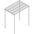 8 x 12 ft Ice Canopy with Four 13 ft 4 in Burial Pipes