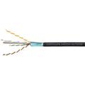 CS44P-IO Indoor/Outdoor Cat 6A U/UTP 4-Pair Plenum Cable, Black