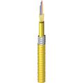 Indoor Plenum OS2 SM 12-Fiber Distribution Cable, AIA, Yellow Jaclet