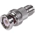 Mini-UHF Female - BNC Male Adapter