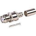 Mini-UHF Female Crimp Connector for RG-8/X