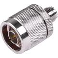 Mini-UHF Female - N Male Adapter