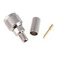 Mini-UHF Male Straight Crimp Connector for RG58 Coax Cable