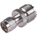 Mini-UHF Male - UHF Female Adapter, 10 per Pack