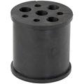 Grommet with 4x 6 mm and 4x 9 mm Holes for 1-5/8 in SnapStack or Click-on Hanger