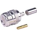 N Female Straight Crimp Connector for RG-58/U Cable