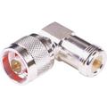 N Male - N Female Right Angle Adapter