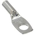 One-Hole Straight Tongue Copper Compression Lug for #10 Wire and 1/4 in Hardware