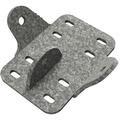 Parallel Structural Plate for Connecting 3-4 in OD Round Member, 60 Deg Total Sweep