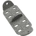 Perpendicular Structural Plate for Connecting 2-3 in OD Round Member, 60 Deg Total Sweep