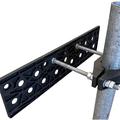 PIM Shield® Extended Range Polymer Cable Support Bar and Clamps, 18 in Range, 26-Position, 3-Pack