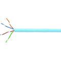 PowerSUM 1061C Cat 5e U/UTP 4-Pair Cable, CM, Light Blue Jacket, 1000 ft