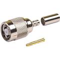 RPTNC Male Straight Crimp Connector for RG-58/U Cable
