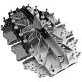 Structural Magnetic Attachment Bracket, 326 NdFeB Magnetic Units