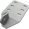 Structural Plate for Connecting 3-4 in OD Round Members, Galvanized Steel