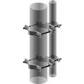 Tapered Pipe-to-Pipe Adapter for 2-3/8 to 4 in OD Pipe to 4 to 9 in OD Pipe