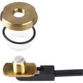 3/8 - 3/4 in Hole, Thick Surface Mount with 25 ft RG58/U, No Connector