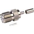 UHF Female Straight Crimp Connector for RG-58/U and 141 Cables