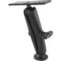 RAM® Universal Marine Electronic Mount, 9 in Long C-Size Double Socket Arm