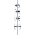 138 - 174 MHz 11.1 dBi Omni Broadband 8-Dipole Antenna with 7/16 DIN Female Connector