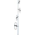 138 - 174 MHz 8.1 dBi Omni Broadband 4-Dipole Antenna with 4.3-10 Female Connector