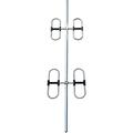 138 - 174 MHz 2.1 dBi Omni Broadband 4-Dipole Antenna with 7/16 DIN Female Connector