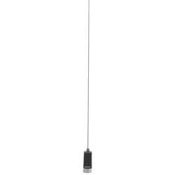 34 - 40 MHz Unity Gain Base Loaded 1/4 Wave Antenna in Black, No Spring