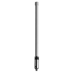 450 - 460 MHz Unity Gain Fiberglass Base Station Omni Antenna with N Male in White