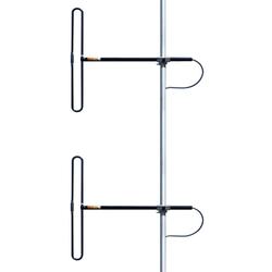 138 - 174 MHz 3 - 6 dBd 2 Element Folded Dipole Array Antenna with N Male Connector