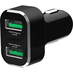GDS CIGARETTE CHARGER DUAL USB W QC PORT