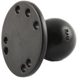 2.5 in Stainless Steel Round Base with AMPs Hole