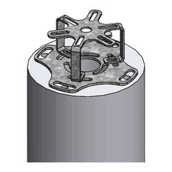 SMALL CELL, POLE TOP ANTENNA MOUNT