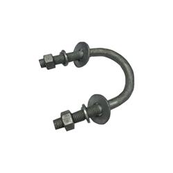 1/2-13 x 2-1/2 x 4 in, Galvanized U-Bolt