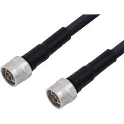Low Loss BNC Male - N Male Cable Assembly using LMR®-400 Coax