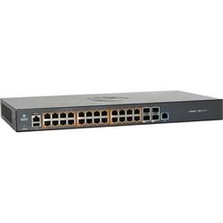 Ethernet PoE Switch, 24 1G and 4 SFP+ fiber ports