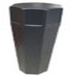 Outdoor Bollard w/ Octagonal Cap
